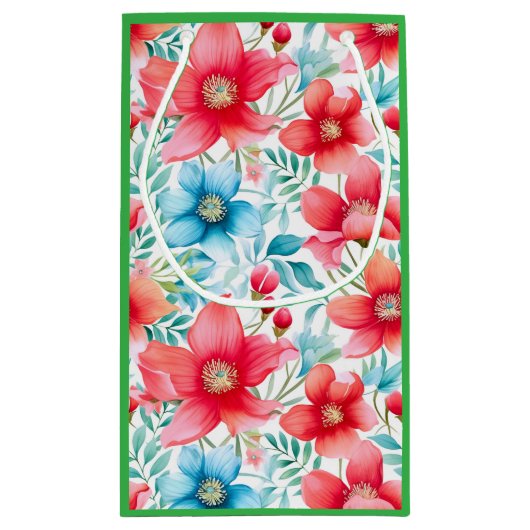 ブケ魅力的ランヤパターン–65292 スモールペーパーバッグ (裏面)