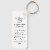 ブゲローによる愛の囁き キーホルダー (裏面)