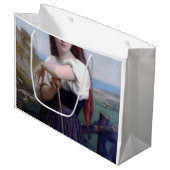 ブゲローの若い女性の羊飼い ラージペーパーバッグ (正面アングル)