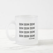 ブコフスキー引用文飲料マグ(LH) フロストグラスマグカップ (左)