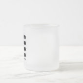 ブコフスキー引用文飲料マグ(LH) フロストグラスマグカップ (中央)