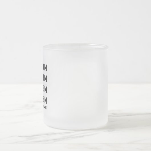 ブコフスキー引用文飲料マグ(LH) フロストグラスマグカップ (中央)