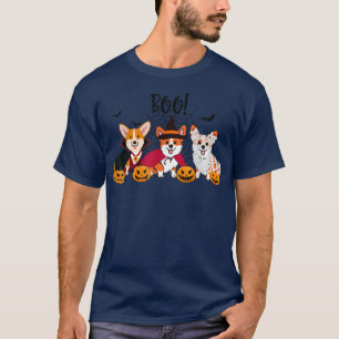 ブコーギミイラ犬ペット動物ハロウィーンCos Tシャツ