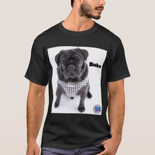 ブコ・ザ・パグ Tシャツ (正面)