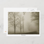 ブザウの冬 ポストカード (正面/裏面)
