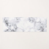 ブシンプルラックアンドホワイトマーブルデザイン |ヨガマット ヨガマット (正面(横))
