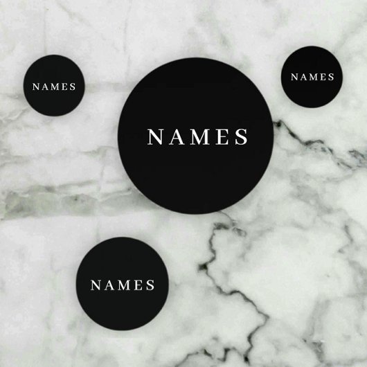 ブシンプルラックカスタムの名前の追加 コンフェッティ