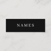 ブシンプルラックカスタムの名前の追加 ロイヤリティカード (裏面)