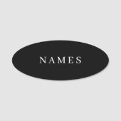 ブシンプルラックカスタムの名前の追加 名札 (正面)