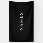 ブシンプルラックカスタムの名前の追加 横断幕 (縦)