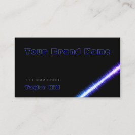 ブシンプルラックダークブルー(淡いグラフィッモダンク) 名刺