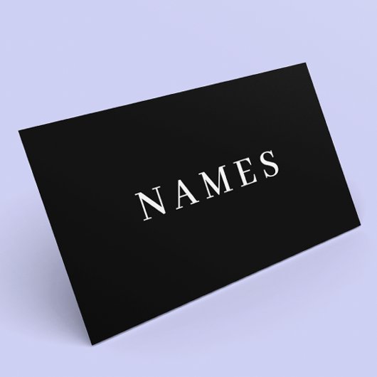 ブシンプルラック名前をカスタムする 名刺