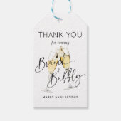 ブシンプルランチとバブリーのギフトラベル ギフトタグ (正面)