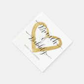 ブシンプルルンチアンドバブリーブライダルシャワーナプキンス スタンダードカクテルナプキン (角)