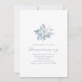 ブシンプルルーフローラニューホーム引っ越し祝いパーティーパーティー 案内状 (正面)