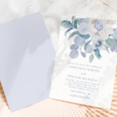 ブシンプルルーフローラブーケ結婚式招待状 案内状