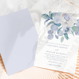 ブシンプルルーフローラブーケ結婚式招待状 案内状