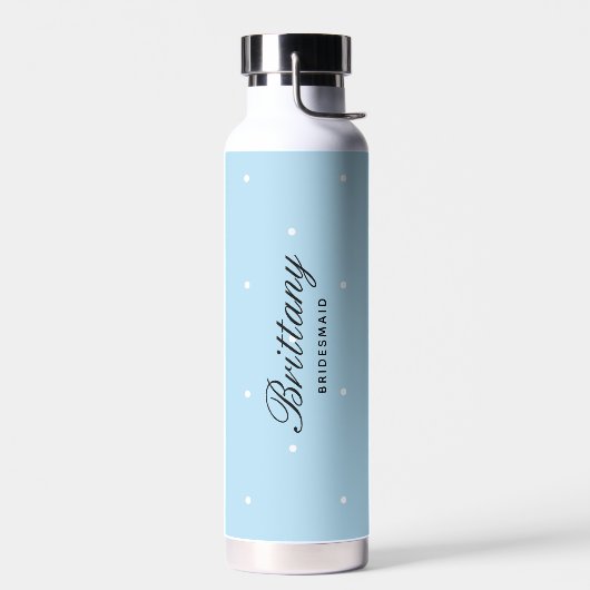 ブシンプルルー水玉模様ブリーズメイドウォーターボトル ウォーターボトル (左面)