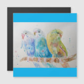 ブジウータイ絵画ルズバードブジアクアティール(緑がかった色) (正面/裏面)