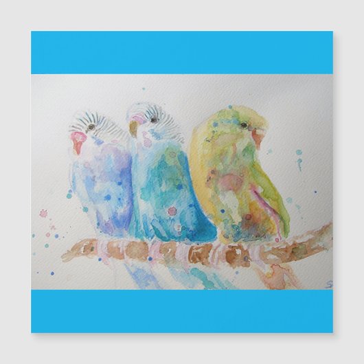 ブジウータイ絵画ルズバードブジアクアティール(緑がかった色) (正面)