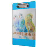 ブジウータイ絵画ルズバードブジアクアティール（緑がかった色） クリップボード (左)