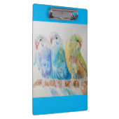 ブジウータイ絵画ルズバードブジアクアティール（緑がかった色） クリップボード (右)