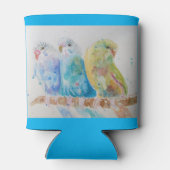 ブジウータイ絵画ルズバードブジアクアティール(緑がかった色) 缶クーラー (裏面)