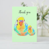 ブジェリガかわいらしー·パレーケット·バード·カウトユー サンキューカード (スタンド正面)