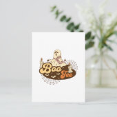 ブジェ幽霊ハロウィンおもしろい ポストカード (スタンド正面)