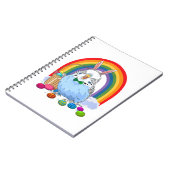 ブジブルーパレーケエイースターエッグバニープレミアム ノートブック (左側)