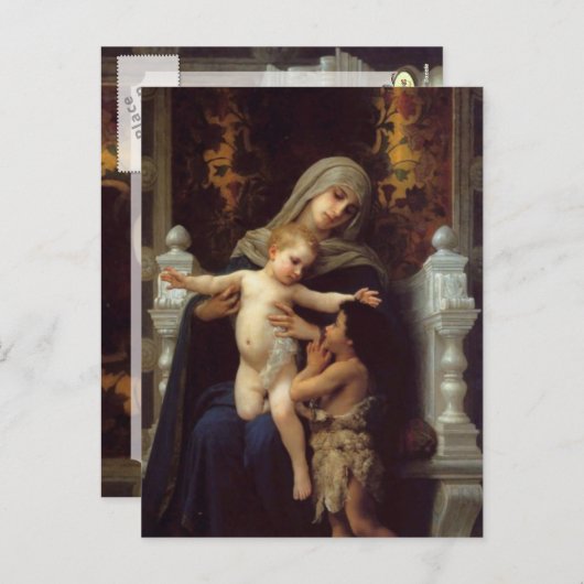 ブジュラウローのチャリティー、クリスマスはがき シーズンポストカード (正面/裏面)