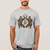 ブジンカン忍者ラグランTシャツ Tシャツ (正面)