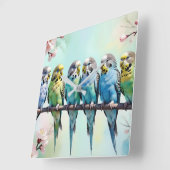 ブジーズ スクエア壁時計 (傾斜)