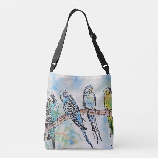 ブジーバードウォーターカラーブジーズバーズクロスボディバッグ クロスボディバッグ (裏面)