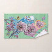 ブジーブジカラフルガーバラグリーンタオルセット バスタオルセット (ハンドタオル)