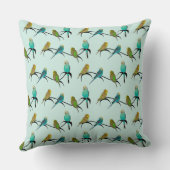 ブジーブレンジー枕（ライトシアン） クッション (裏面)