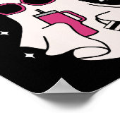 ブジーブーJeeかわいい幽霊不気味シーズンハロウィーン ポスター (角)