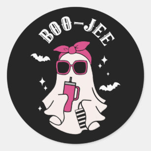 ブジーブーJeeかわいい幽霊不気味シーズンハロウィーン ラウンドシール
