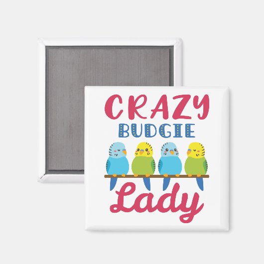 ブジー熱狂するレディーキュートイおもしろいレークエットオーナー マグネット (正面/裏面)