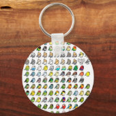 ブジー&パレーケットコラージキーチェーン キーホルダー (正面)