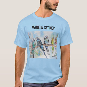 ブジー・ブッジェリガー・バードがシドニーTシャツで作られる Tシャツ