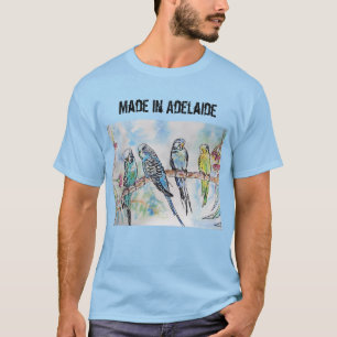 ブジー・ブドゲリガー・バードがアデレードTシャツで作られる Tシャツ
