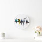 ブジー ラウンド壁時計 (ホーム)