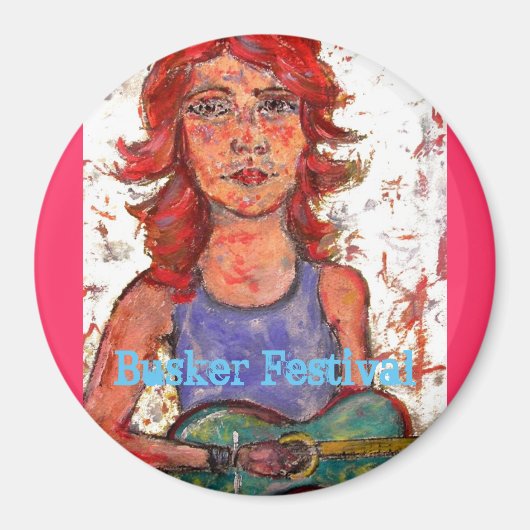 ブスカーフェスティバル磁石 マグネット (正面)