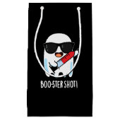 ブスターショットおもしろい幽霊ワクチンパンダークBG スモールペーパーバッグ (正面)