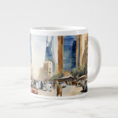 ブストリングリヤド通りビュー –  ジャンボコーヒーマグカップ (正面右)