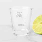 ブズおもしろいーズのまわりに ショットグラス (裏面)