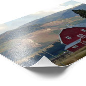 ブズマン、モンタナ、バーン フォトプリント            (角)