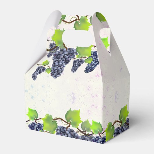 ブズヴィネヤード地中海の庭園の結婚式 フェイバーボックス (裏面サイド)