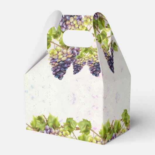 ブズヴィネヤード地中海の庭園の結婚式 フェイバーボックス (裏面サイド)